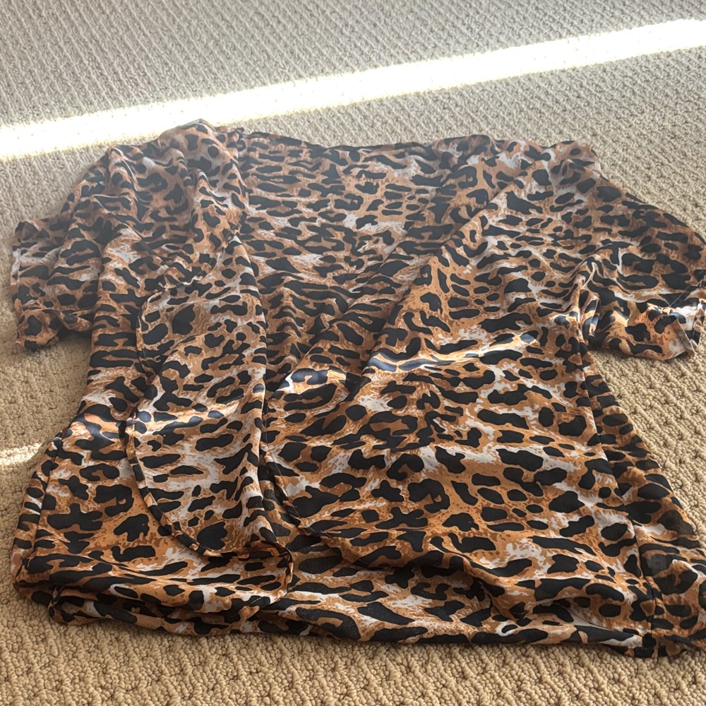 Leopard Print Blouse